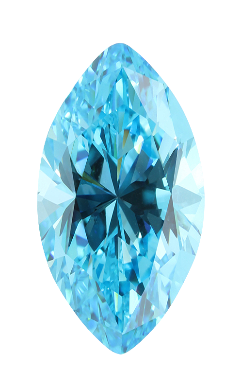Cubic Zirconia - Marquise - Blue (MS)