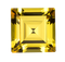 Cubic Zirconia - Square - Yellow (SQ)