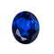 Synthetic Sapphire - Corundum Oval - Blue #35 (OS)
