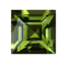 Cubic Zirconia - Square - Green (SQ)