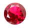 Synthetic Ruby - Corundum Round - red #5 (RS)